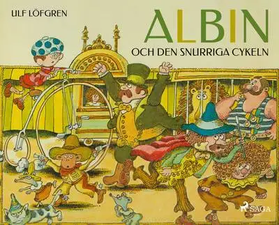 Omslag för Albin och den snurriga cykeln 