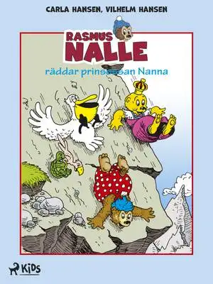 Omslag för Rasmus Nalle räddar prinsessan Nanna 