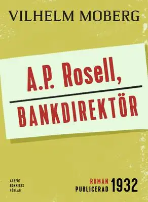 Omslag för A.P. Rosell, bankdirektör