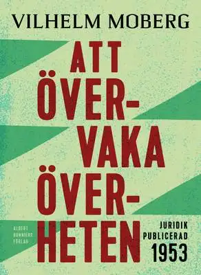 Omslag för Att övervaka överheten