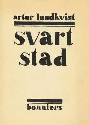 Omslag för Svart stad : Dikter
