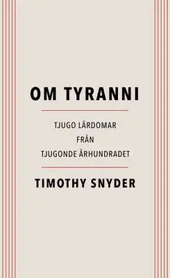 Omslag för Om tyranni 