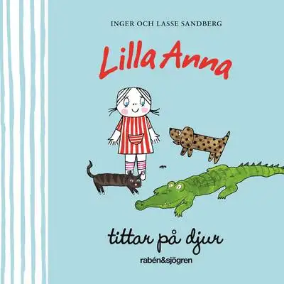 Omslag för Lilla Anna tittar på djur