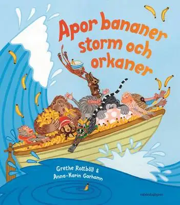 Omslag för Apor, bananer, storm och orkaner