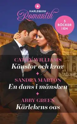 Omslag för Känslor och krav / En dans i månsken / Kärlekens oas 