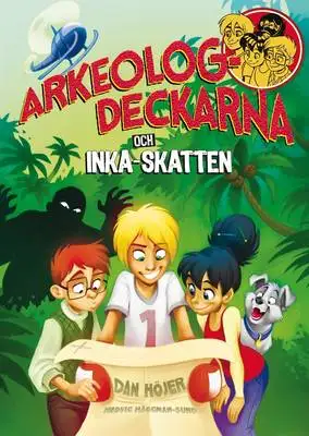 Omslag för Arkeologdeckarna och inka-skatten