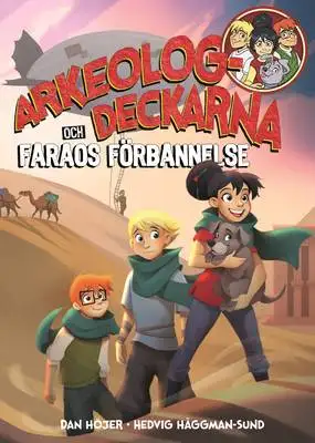 Omslag för Arkeologdeckarna och faraos förbannelse