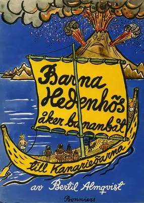 Omslag för Barna Hedenhös åker bananbåt till Kanarieöarna