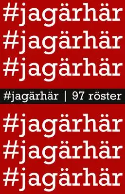 Omslag för #jagärhär
