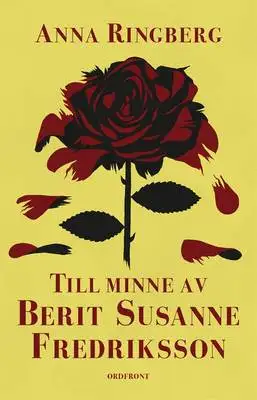 Omslag för Till minne av Berit Susanne Fredriksson