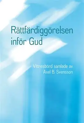 Omslag för Rättfärdiggörelsen inför Gud 