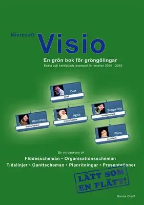 Omslag för Microsoft Visio - En grön bok för gröngölingar: För version 2010 - 2016