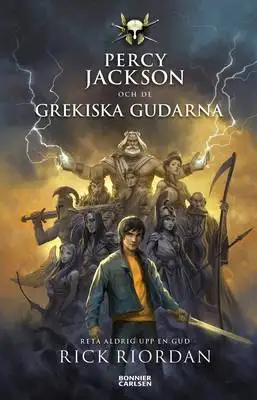 Omslag för Percy Jackson och de grekiska gudarna
