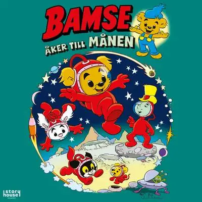 Omslag för Bamse åker till månen