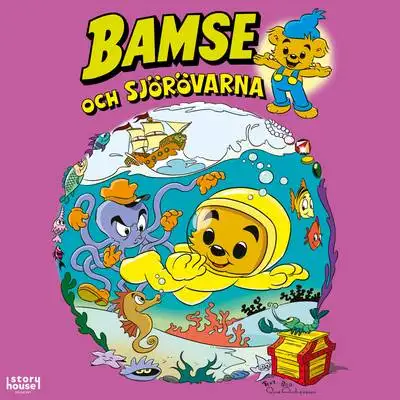 Omslag för Bamse och sjörövarna