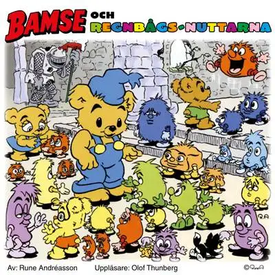 Omslag för Bamse och regnbågsnuttarna