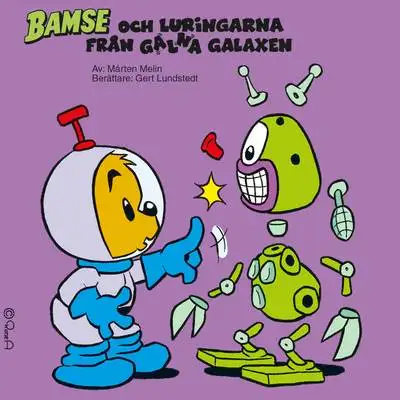 Omslag för Bamse och Luringarna från Galna Galaxen