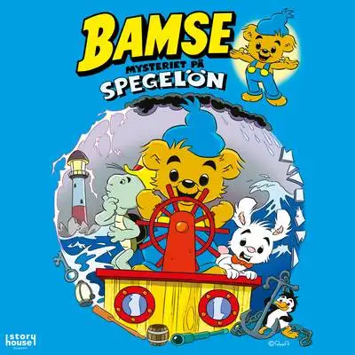 Omslag för Bamse och mysteriet på spegelön 