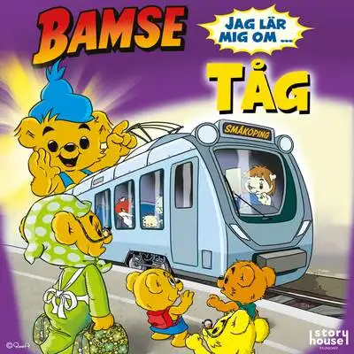 Omslag för Bamse - Jag lär mig om tåg 