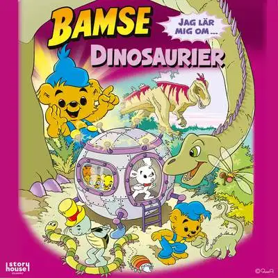 Omslag för Bamse - Jag lär mig om dinosaurier 
