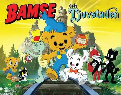 Omslag för Bamse och Tjuvstaden 