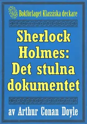 Omslag för Äventyret med det stulna dokumentet 