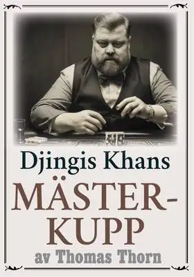 Omslag för Äventyret med Djingis Khans mästerkupp. Återutgivning av deckare från 1915. Kompletterad med ordlista 