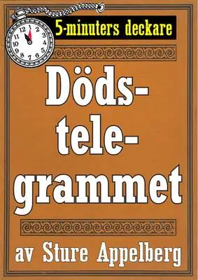 Omslag för 5-minuters deckare. Dödstelegrammet. Återutgivning av text från 1944