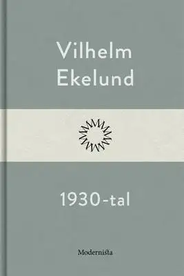 Omslag för 1930-tal