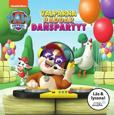 Omslag för Paw Patrol. Valparna räddar danspartyt 