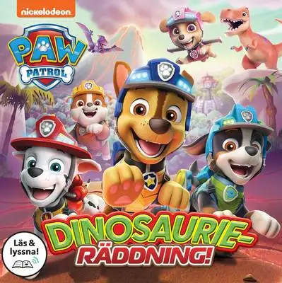 Omslag för Dinosaurieräddning! (Läs & Lyssna) 