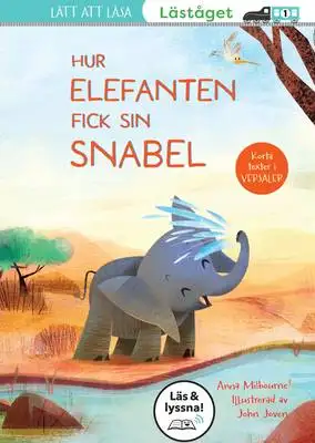 Omslag för Hur elefanten fick sin snabel (Läs & lyssna) 