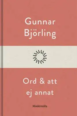Omslag för Ord och att ej annat 