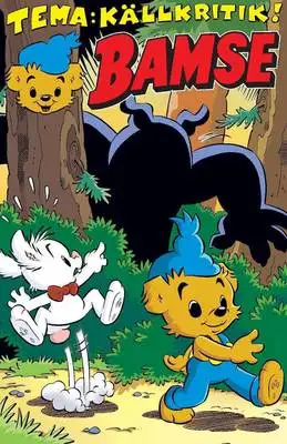 Omslag för Bamses tidning om källkritik 