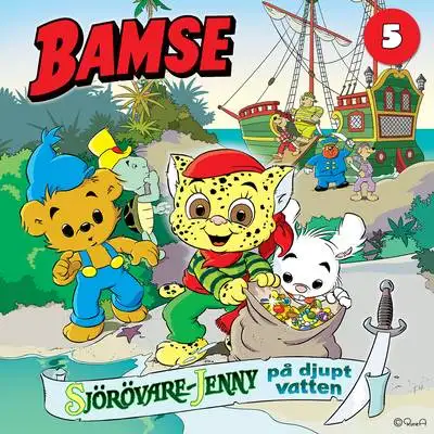 Omslag för Bamse -  Sjörövare-Jenny på djupt vatten del 5 