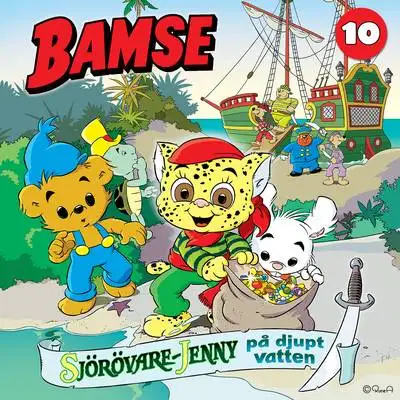 Omslag för Bamse -  Sjörövare-Jenny på djupt vatten del 10 