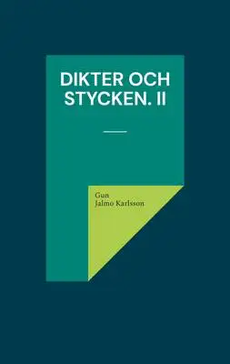 Omslag för Dikter och Stycken. II 