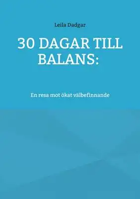 Omslag för 30 dagar till balans 