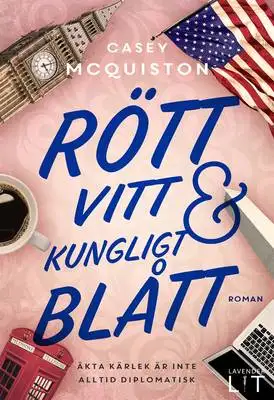 Omslag för Rött, vitt & kungligt blått 
