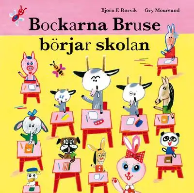 Omslag för Bockarna Bruse börjar skolan