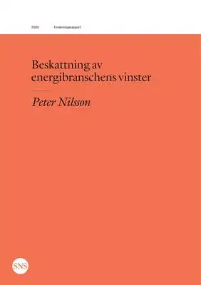 Omslag för Beskattning av energibranschens vinster