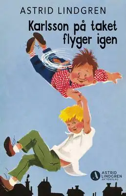 Omslag för Karlsson på taket flyger igen 