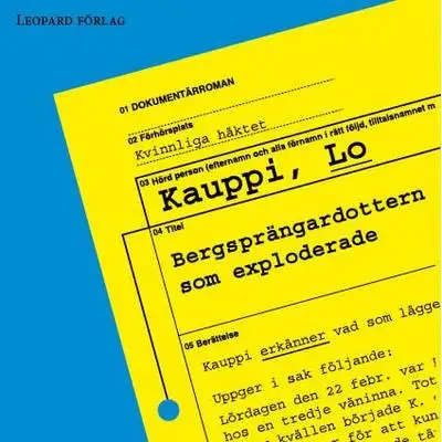 Omslag för Bergsprängardottern som exploderade