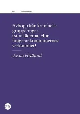 Omslag för Avhopp från kriminella grupperingar i storstäderna 